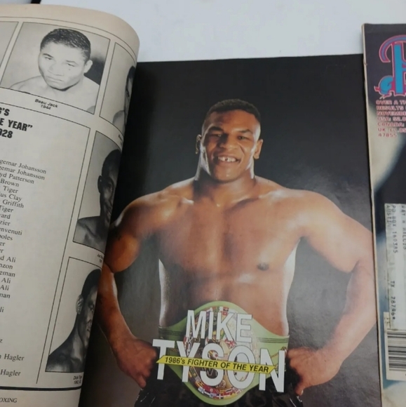The Ring November 1986 & May 1987 Mike Tyson Cover Issues Rare Lot Of 2 - Picture 4 of 6